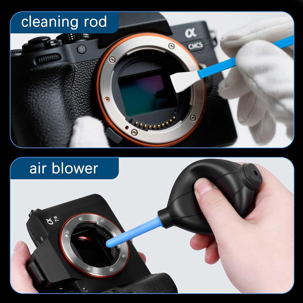 Camera Cleaning Kit for DSLR & Mirrorless Cameras - Camera Accessories Lens, Sensor & Camera Lens Cleaning Kit