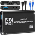 Capture Card Nintendo Switch, Video Capture Card, Game Capture Cards | 4K 1080P 60FPS, HDMI to USB 3.0 Capture Cards
