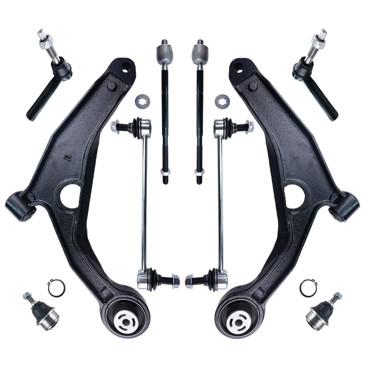 POWERGEAR 10PCS Front Suspension Kit Control Arm