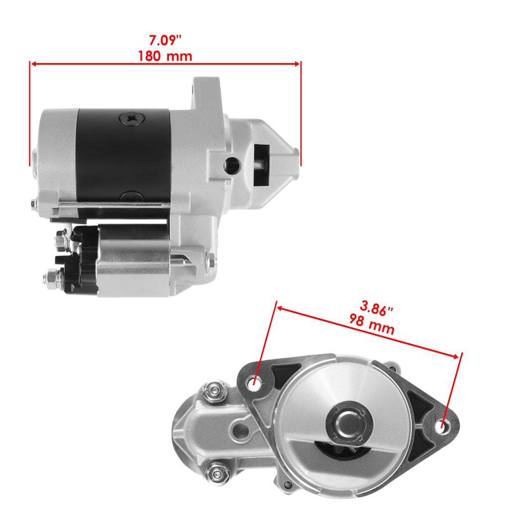 Caltric Starter Compatible with John Deere Tractor-Farm LX176 All Models