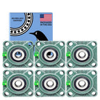 PGN UCF202-10 (6 Pack) Square Flange Bearing 5/8" Bore