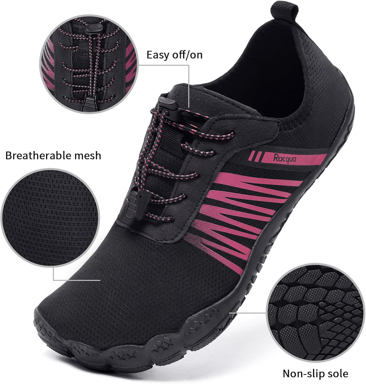 Water Shoes Men's Women's Aqua Beach Swim Pool Sport Quick Dry Barefoot Lightweight