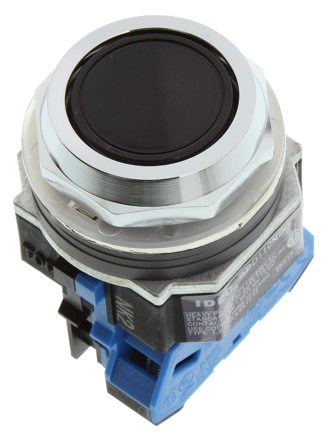 IDEC - ABD110NUB - Pushbutton Switch, Industrial, TWND Series, 30.5 mm, SPST-NO, Momentary, Round