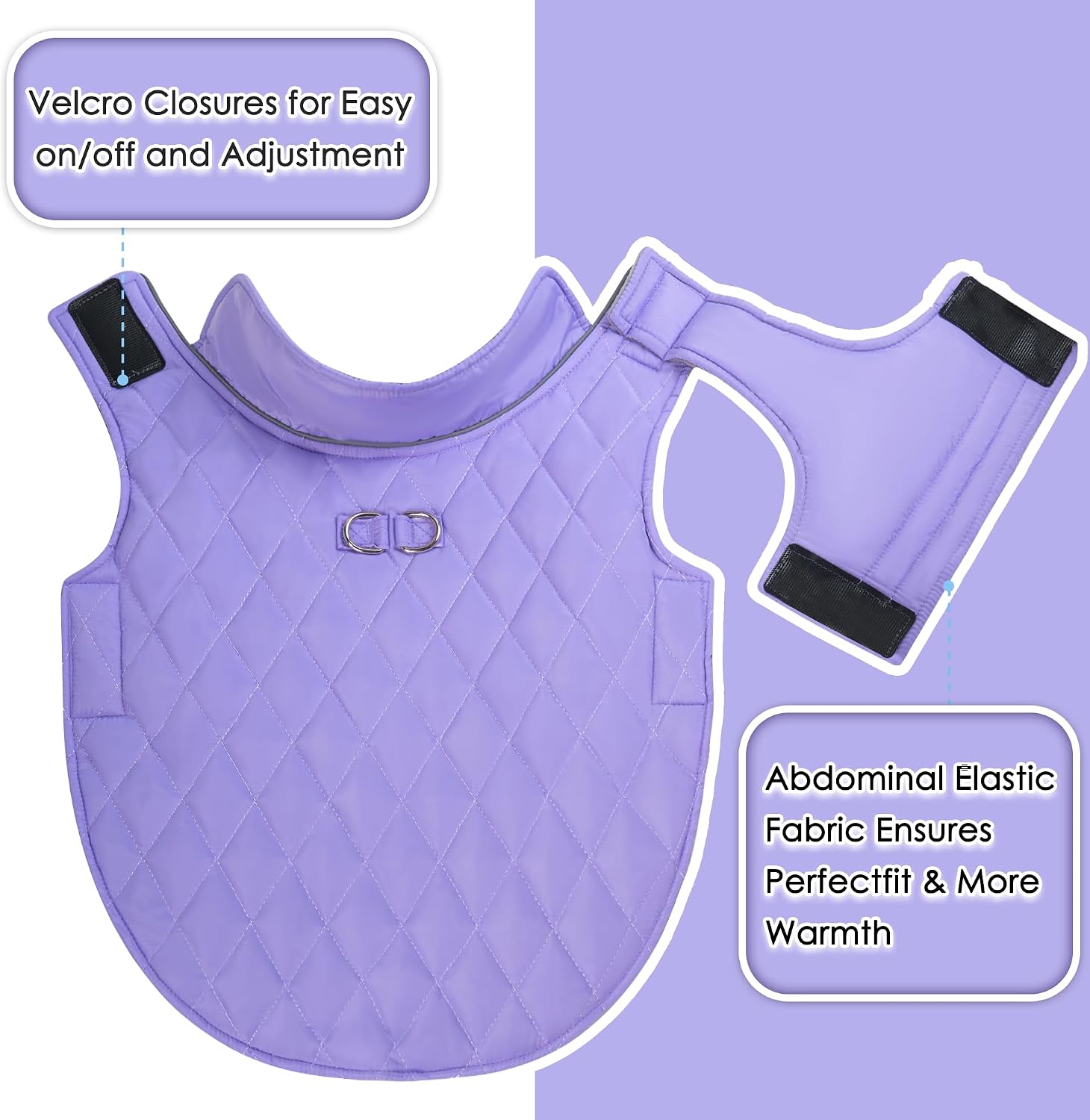 Dog Warm Coat, Small Dog Winter Jacket Windproof Water Resistant Cold Weather Coats Cozy Snow Jacket Vest for Puppies