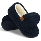 Cozy Curly Fleece Memory Foam Fuzzy Slippers for Women