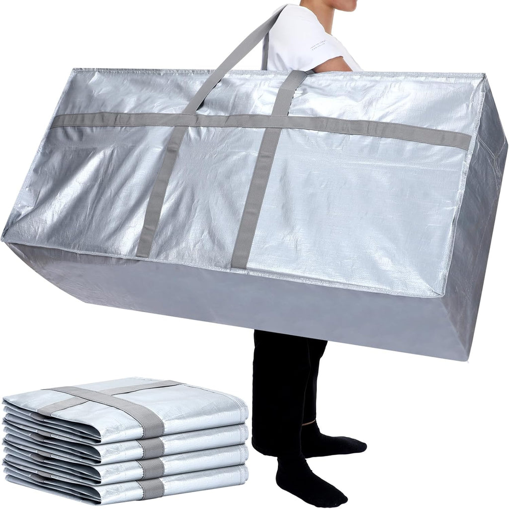 4 Pack 57 Gallon Extra Large Moving Bags XXL Heavy Duty Storage Bag