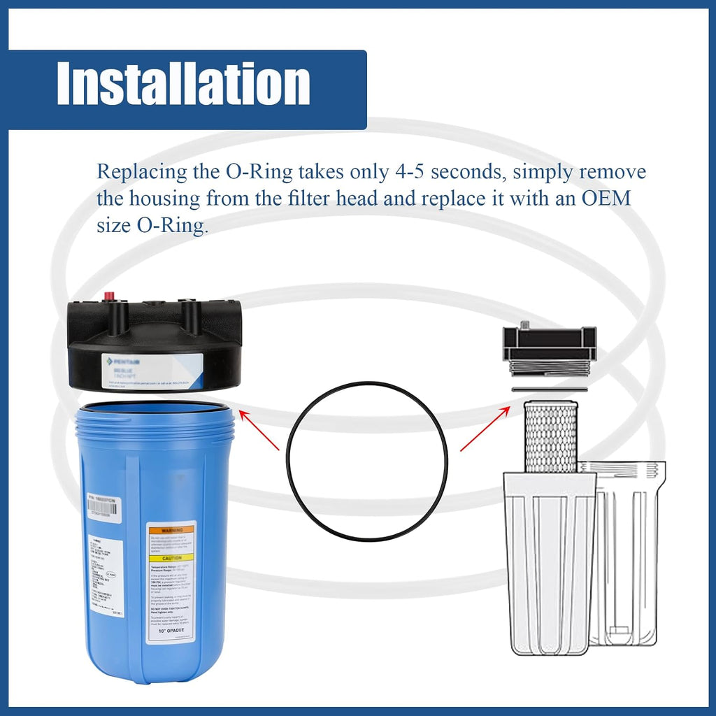5 Pack 151122 Big Blue Water Filters Housing O-Rings
