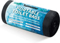 25/50 / 75 Pcs Portable Camping Toilet Bags,5 Gallon Compostable Toilet Replacement Bags for camping toilet, portable