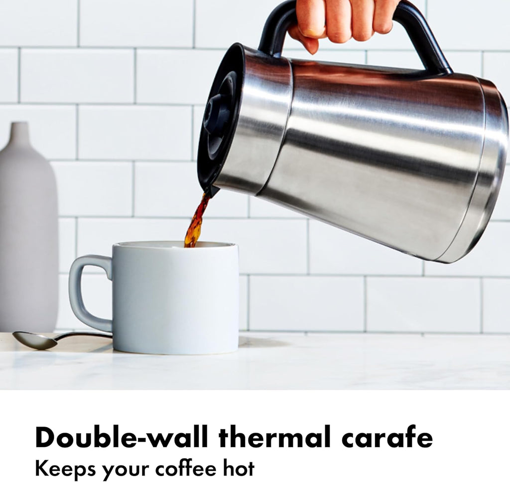 Brew 9-Cup Drip Coffee Maker – Programmable Coffee Machine | Stainless Steel, Single Serve or Full Carafe Option, SCA