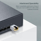 Omada 10G Base-T SFP+ to RJ45 Module, Universal Compatible(SM5310-T)