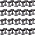 PAGOW 20pcs #35 Chain Master Link Roller, Steel Alloy Heavy Duty Connector