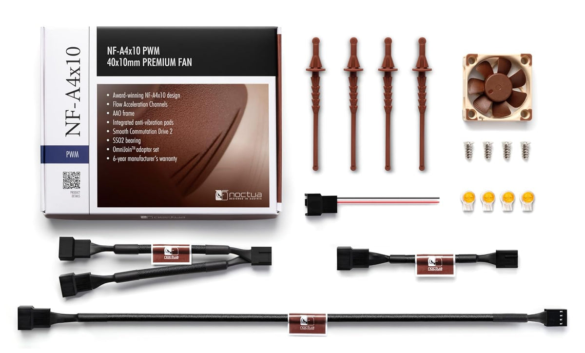 Noctua NF-A4x10 PWM, High-Performance Quiet Fan 40mm