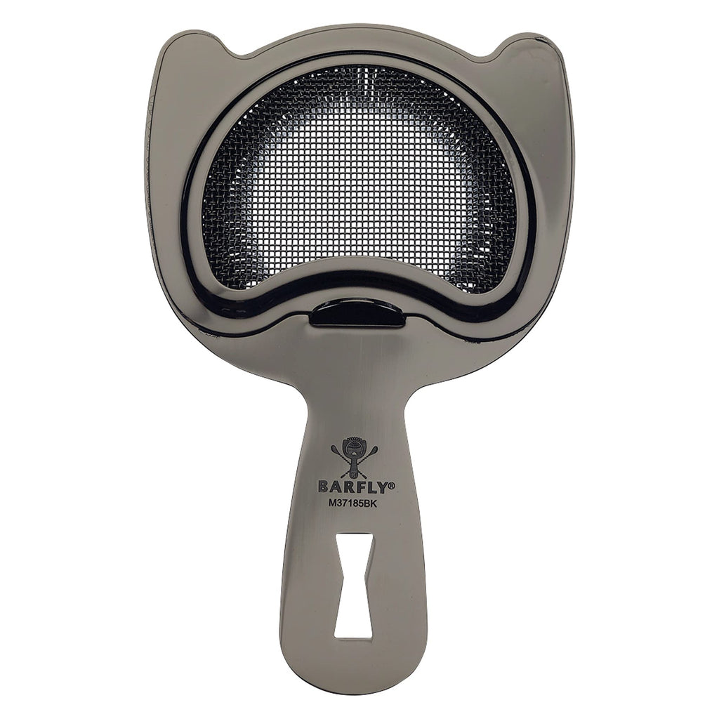 Barfly Fine Mesh Spring Strainer, Black