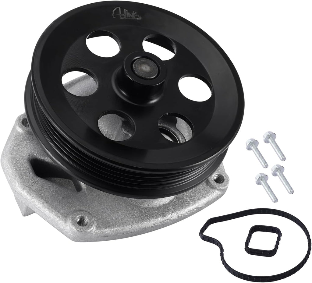 AULINK Water Pump (2.0L 2.5L VIN) For Chevry Equinox Camaro Impala Traverse