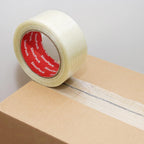 Strapping Tape Total 100yds, 5.5Mil x 2in x 50yds Strapping Tape 2 inch Heavy Duty Strong Tape Fiberglass Reinforced