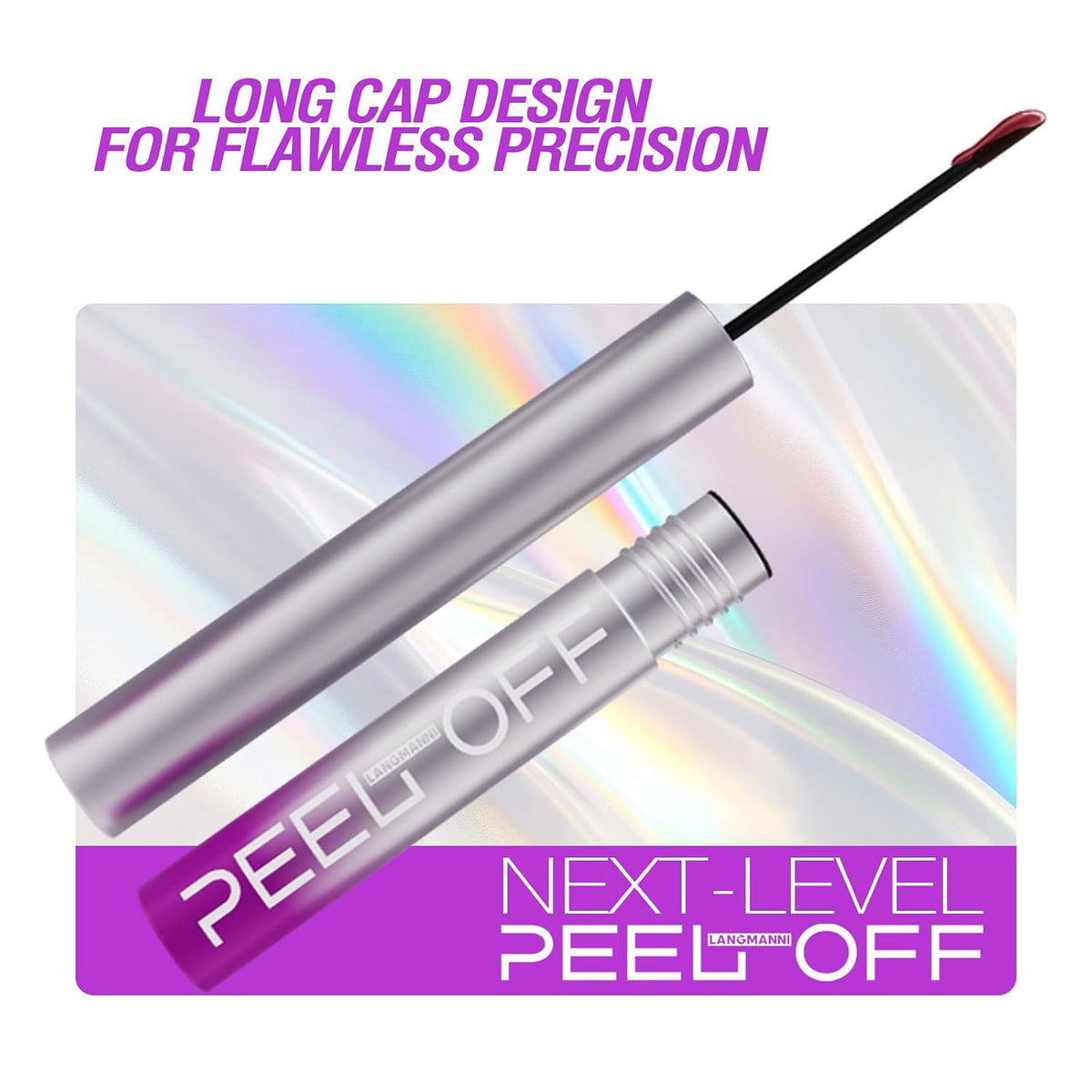 6Pcs Peel Off Lip Liner Set,Lip Stain Peel Off,Long-Lasting Waterproof & Smudge-Proof Matte Lip Liners With Ergonomic