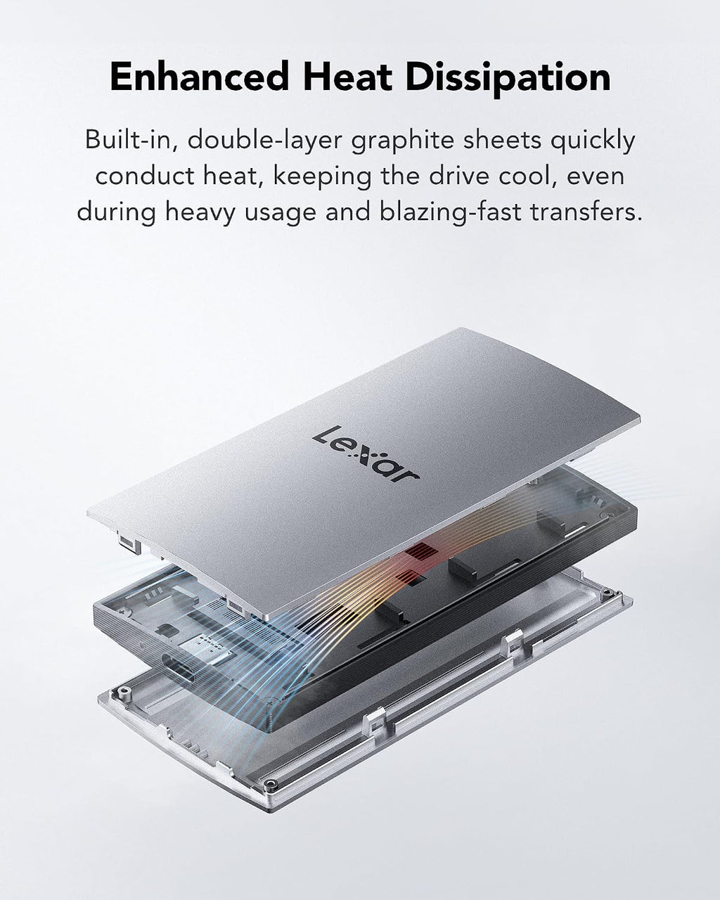 ES3 1TB Portable SSD Silver, USB 3.2 Gen 2 up to 1050MB/s | External SSD compatible with iPhone 17