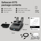 6175 Money Counter Scale for Fast Coin and Bill Counting