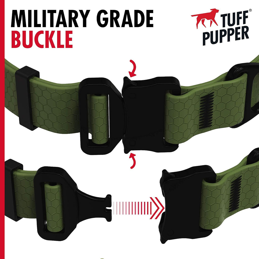 Waterproof Action Collar for Dogs | Heavy Duty Water Proof Dog Collar | Tear Proof & Odor Free | Rust-Proof Metal