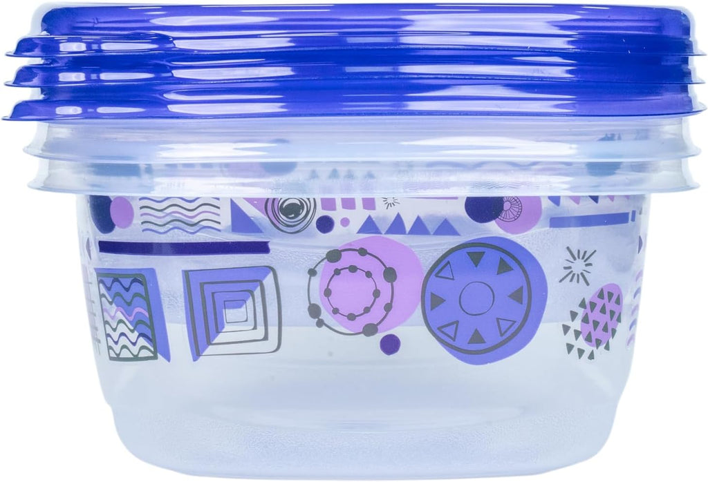 GladWare MatchWare Food Storage Containers with Lids, BPA Free Reusable Plastic 20 Piece Variety Pack for Lunches