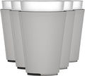 Blank Pint Glass Sleeves, Beer Coolers, 6-Pack, Silver