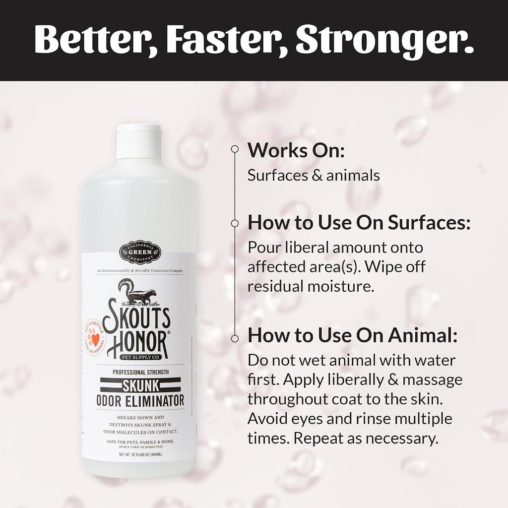 Skunk Odor Eliminator for Pets, 32 oz