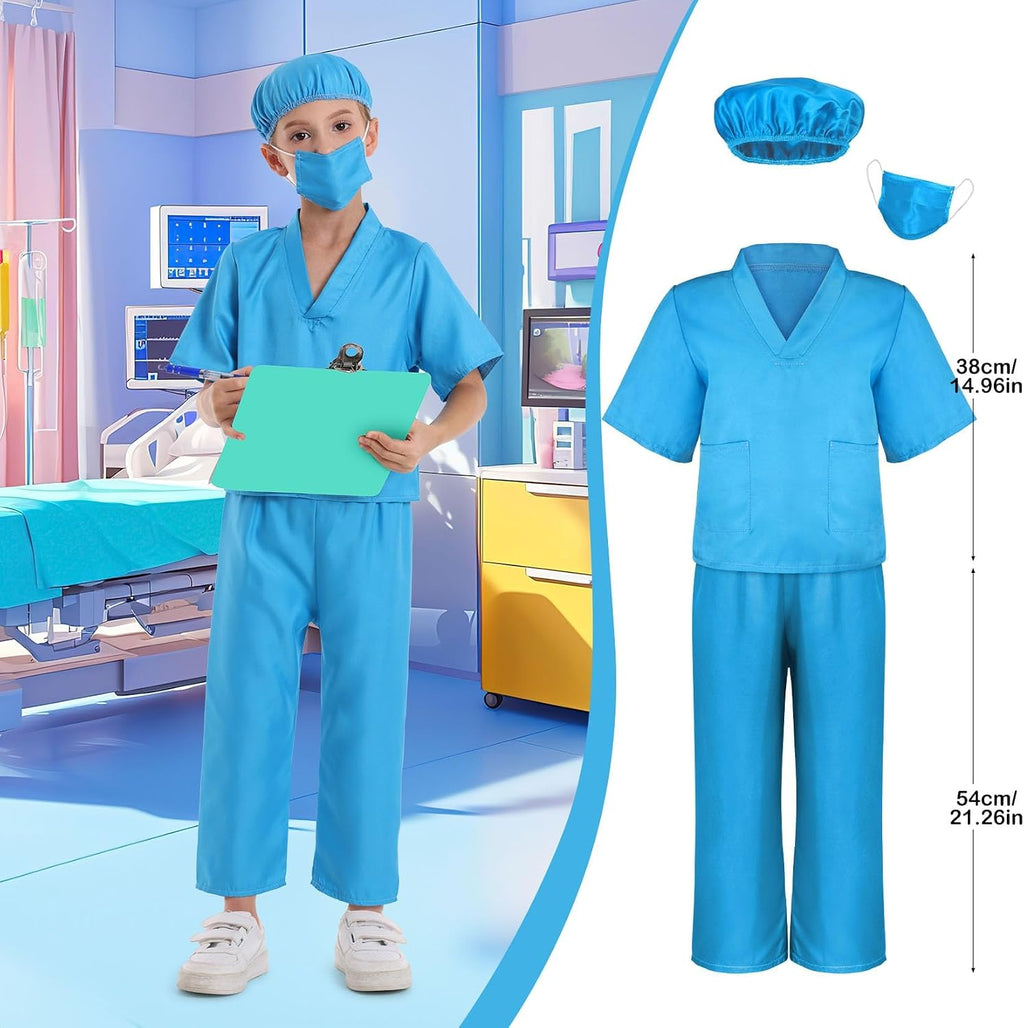 Toddler Dress Up Clothes Boys Costumes for Kids Career Role Play Age 3-5 | Career Role Play, Police Doctor