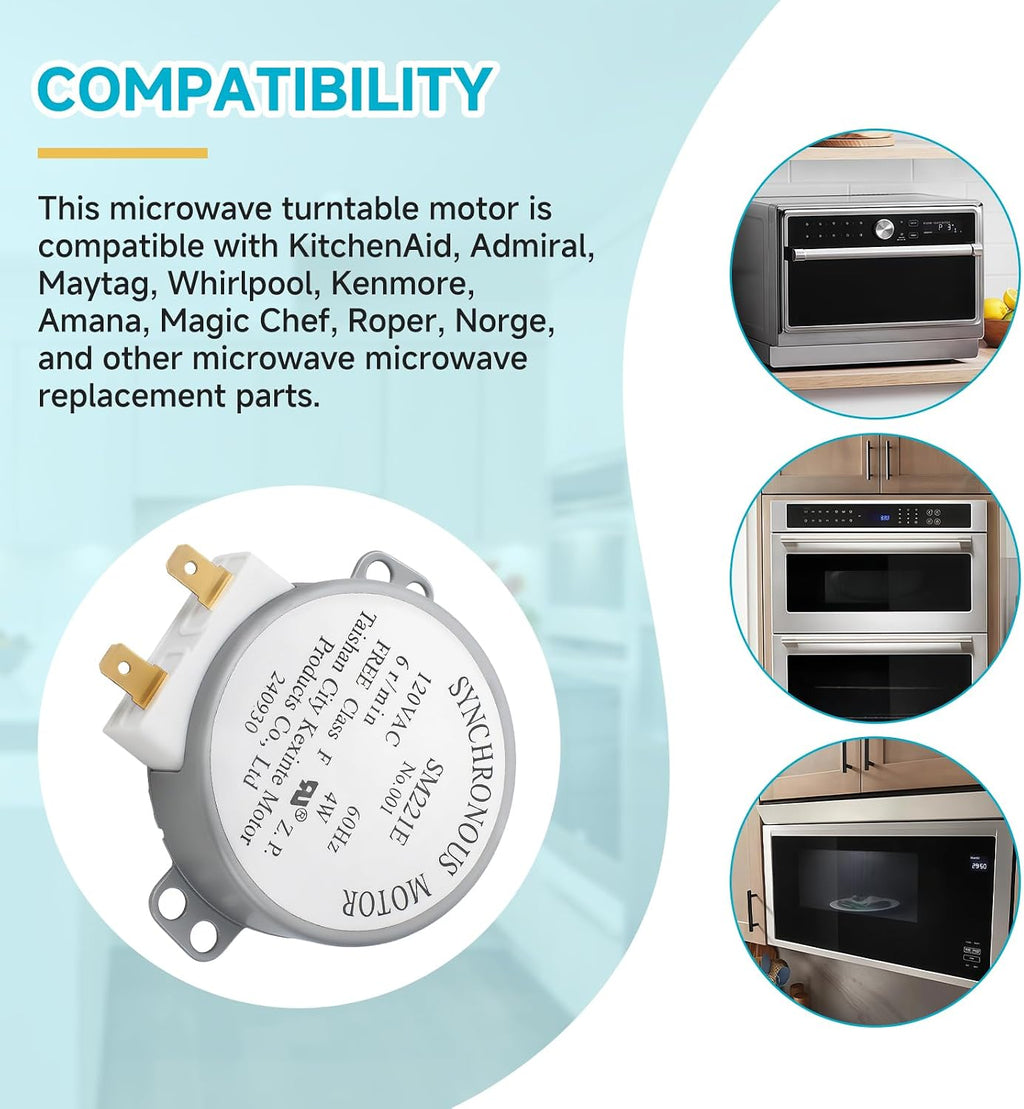 WPW10466420 Microwave Turntable Motor Suitable for Whirlpool Microwave Part