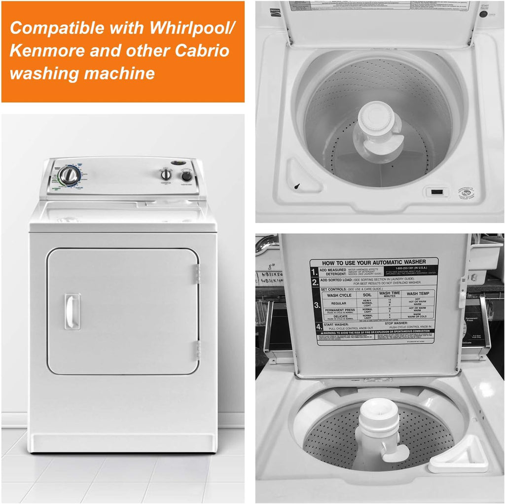 W10435302 Tub Shaft & Bearing: Compatible with Whirlpool Cabrio Washer Washing Machine
