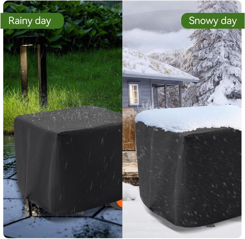 Waterproof Generator Covers for Outside (24"L x 18"W x 20"H), Heavy Duty 900D Polyester Fabric Portable Generator