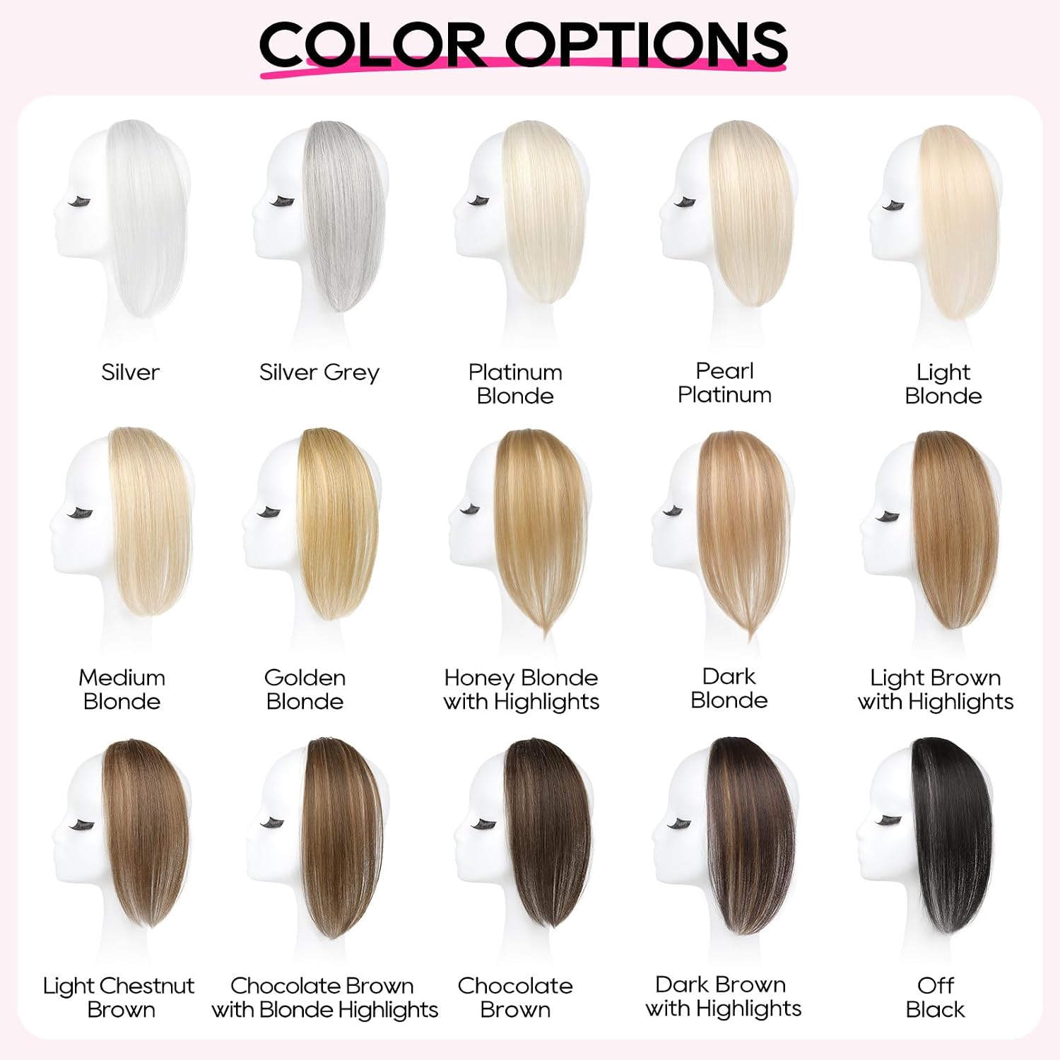Clip in Hair Volumizer, 2PCS 12 inch Short Thick Clip in Hairpieces Adding Extra Volume Hair Extensions for Women