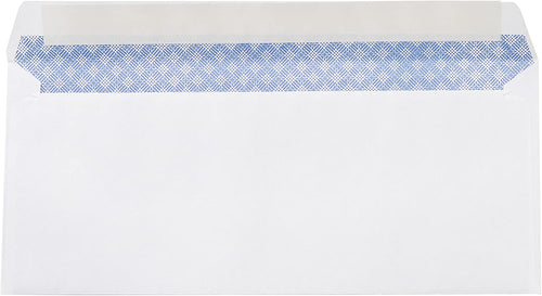 #10 Security-Tinted Self-Seal Business Envelopes for Documents, Privacy, Home & Office, White, 500-Pack