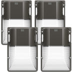30W LED Wall Pack Light, 5000K 3600LM, Dusk to Dawn Sensor, 4 Pack