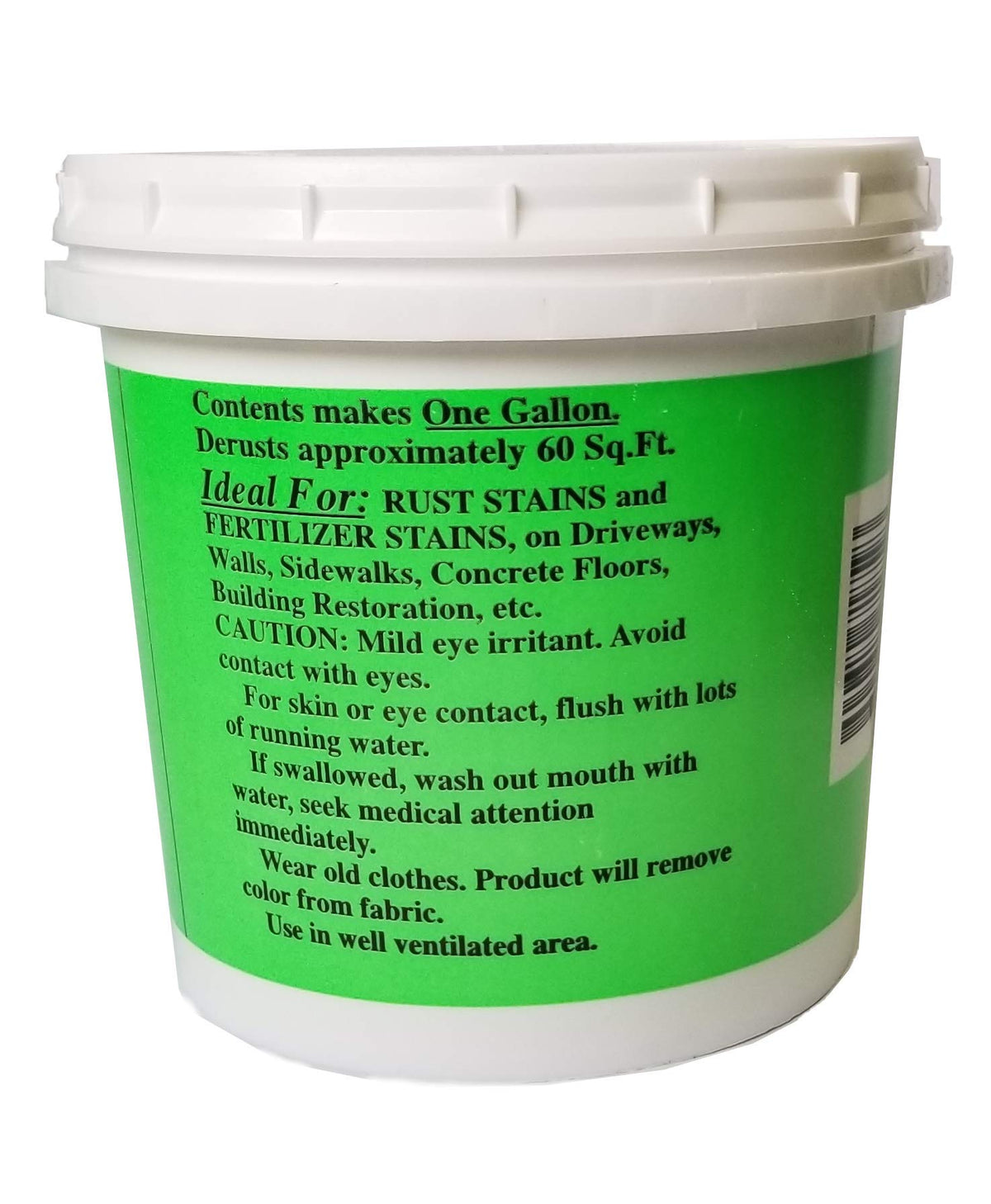 Rust Remover for Concrete (22 oz makes one gallon)