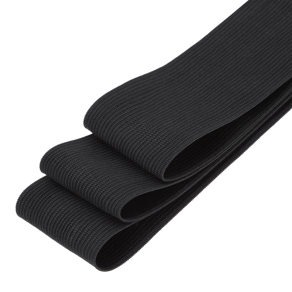 1 Pcs Elastic Spool (2 Inch X 11 Yard,Black)