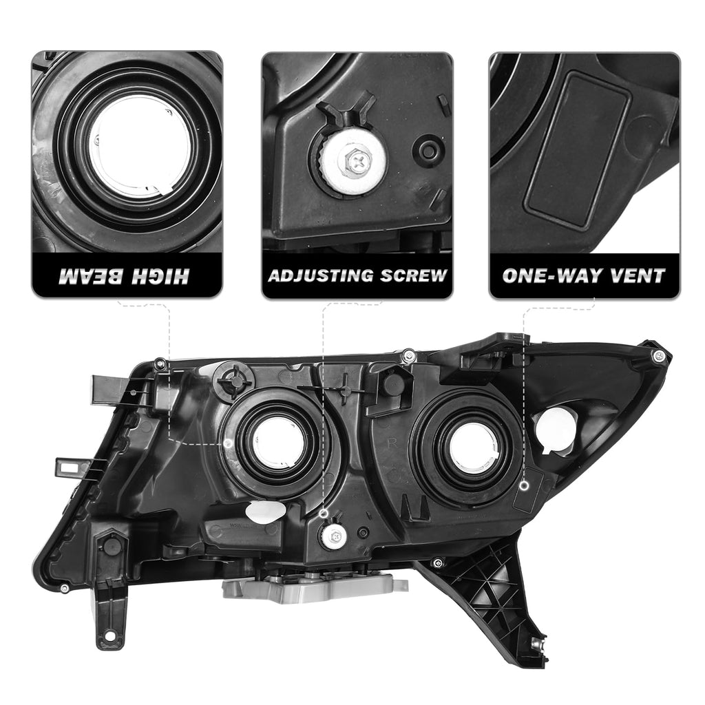 Halogen Headlight Assembly for 2013 2014 2015 2016 Nissan Pathfinder