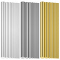27 Pieces 9 Sizes Metal Round Rods Kit, Metals Include Brass, Stainless Steel, Aluminum, Diameter 1.0mm-8.0mm Length