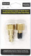 Vibrant Yard Co. LLC Winterize Backflow Preventer Adapter, 1/4 in SAE Flare