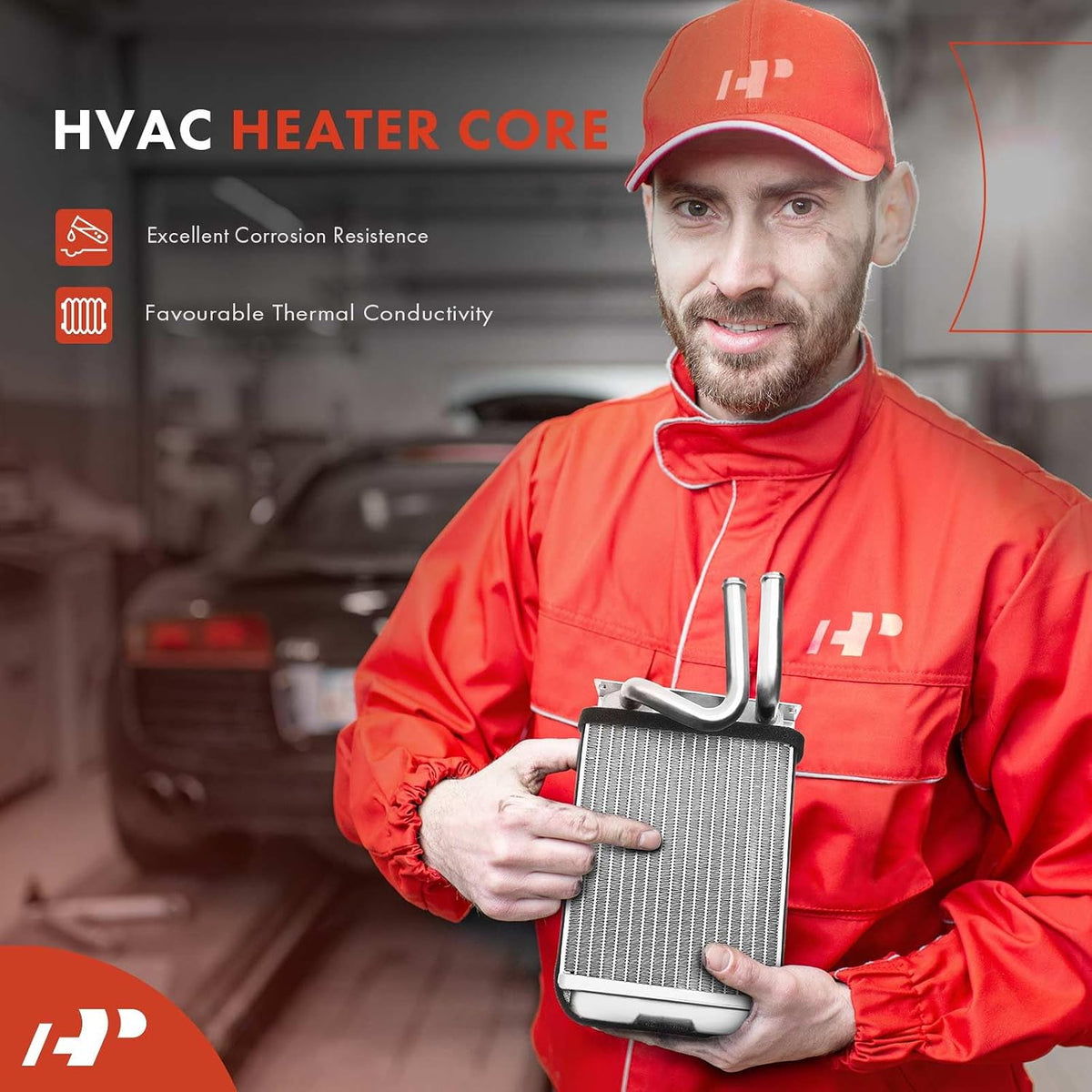 A-Premium HVAC Heater Core Compatible with Ford