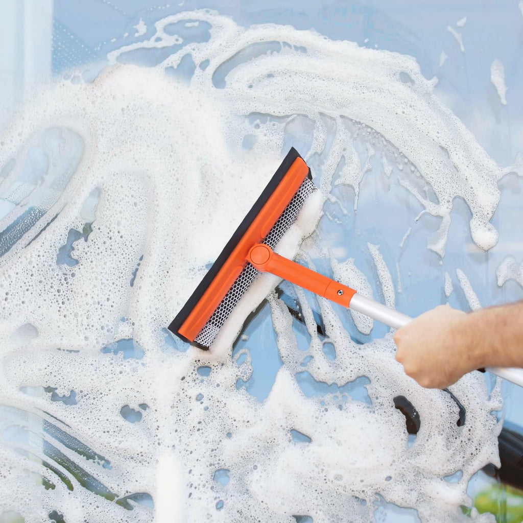 Window Squeegee for Home Glass, 20''-30'' Car Windshield Cleaner Tool