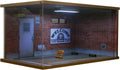 1/18 Scale Model Car Display Case - 1:18 Car Garage Display Case with Clear Acrylic Cover and LED Lighting for