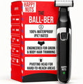 The Ballber Pro Electric Groin & Body Hair Trimmer for Men - Mens Body Groomer Kit for Privates - Waterproof Shaver