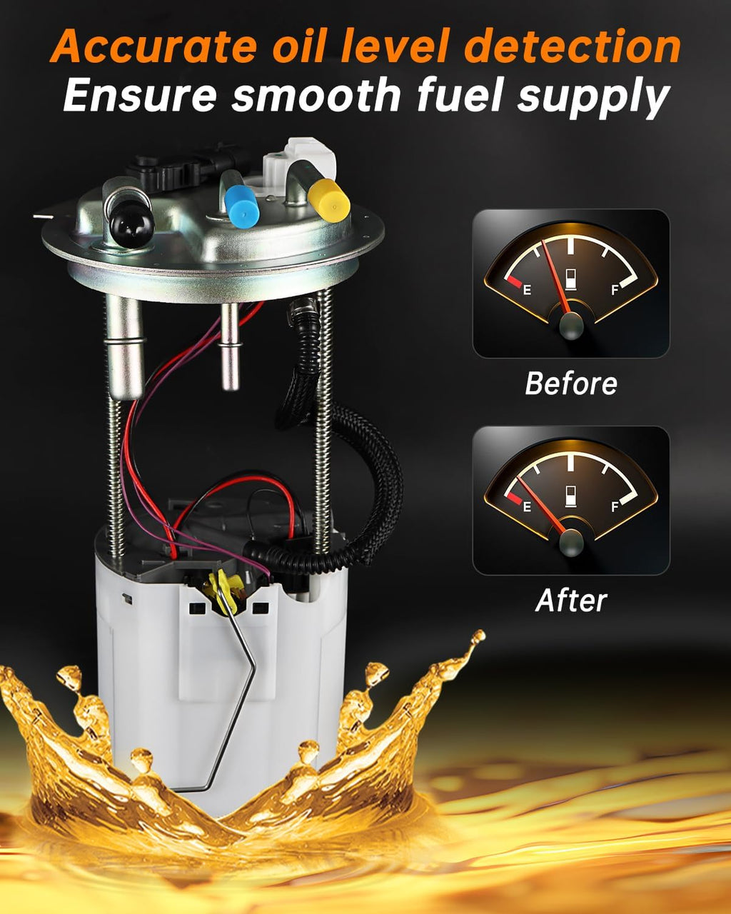 OKLPF Electric Fuel Pump Fits For 2004-2007 Tahoe Yukon Escalade