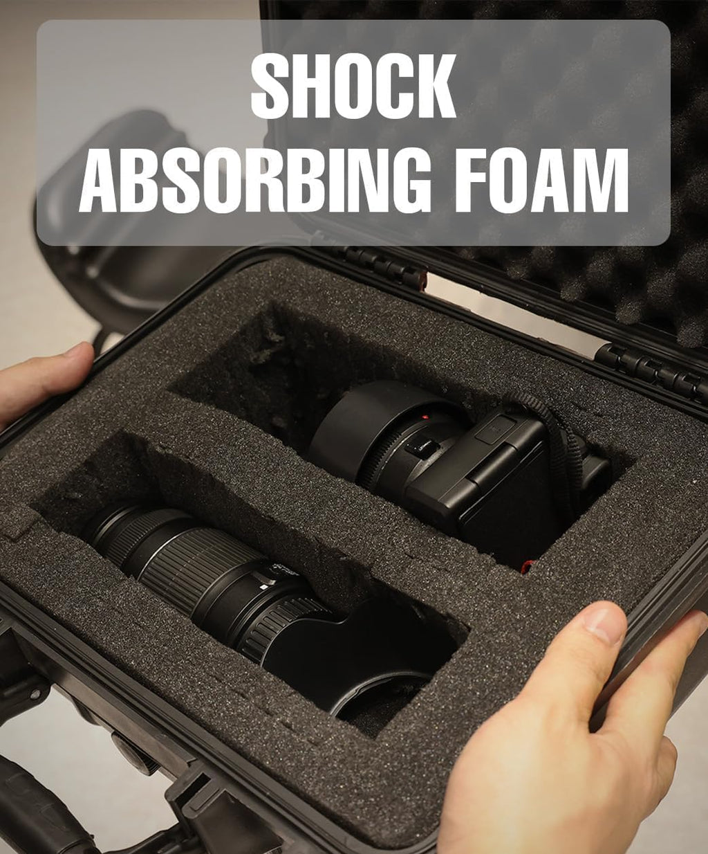 Tactical Hard Case WaterProof & Shock Proof With Custom Foam Insert