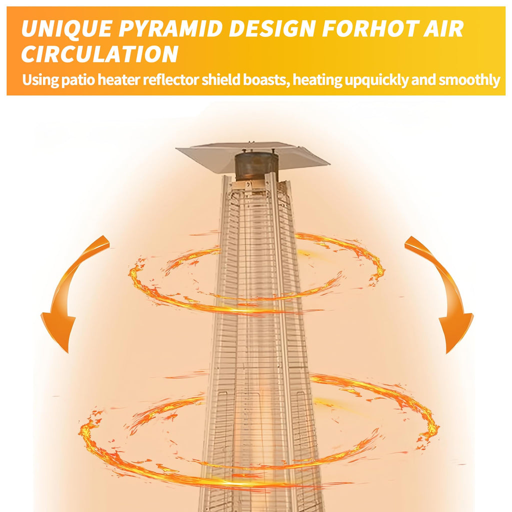 2-Pack Patio Heater Reflector Shield, Aluminum Replacement
