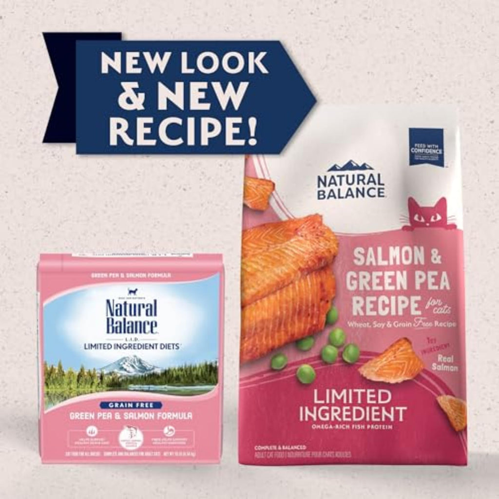 Limited Ingredient Cat Food, Salmon & Green Pea, 10 lb