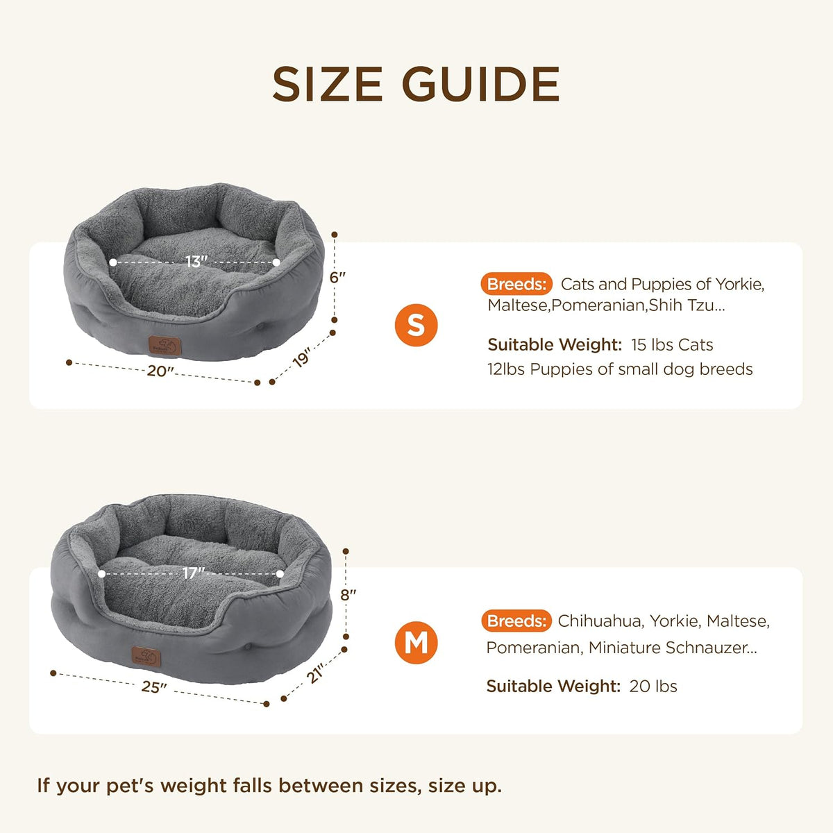 Self Warming Cat Bed,Round Washable Small Dog Bed, 25In Grey