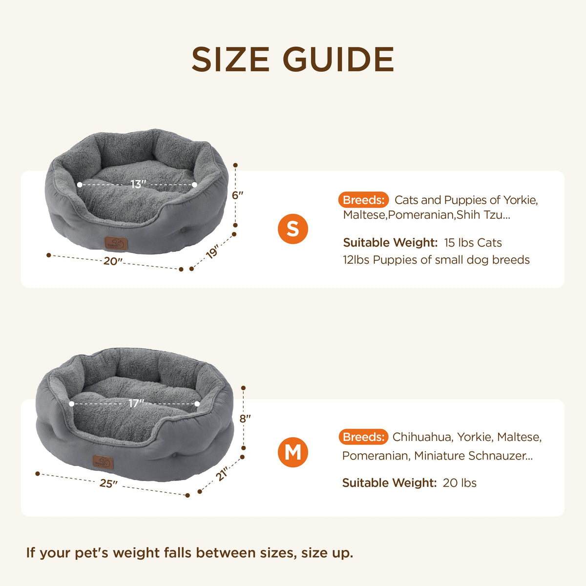 Self Warming Cat Bed,Round Washable Small Dog Bed, 20In Grey