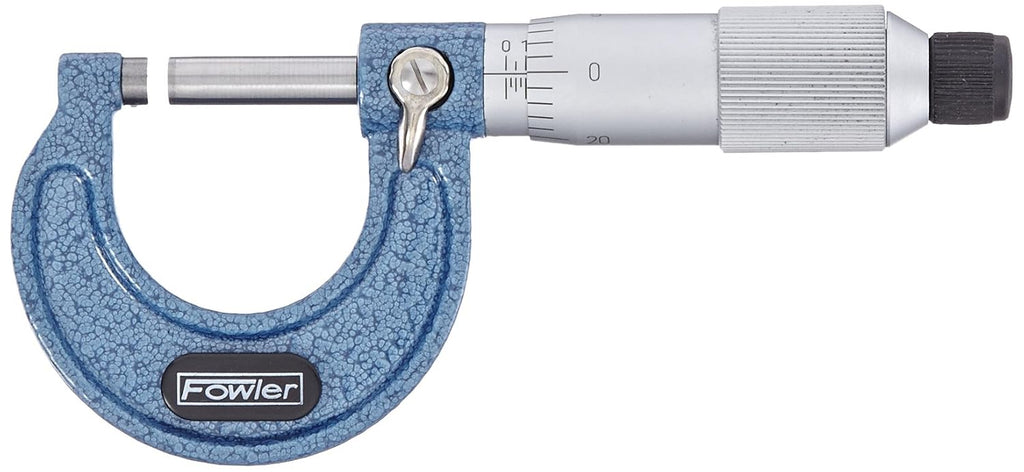 Fowler 52-253-001-1, Premium Outside Inch Micrometer with 0-1" Measuring Range