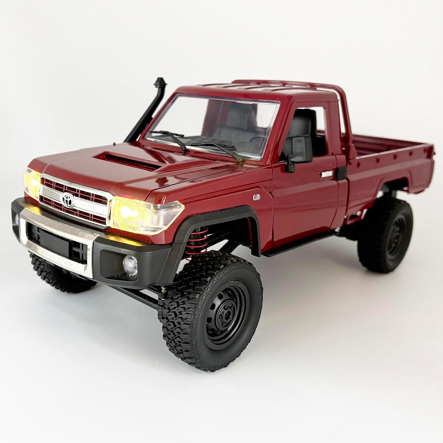 MN82 RC Crawler 1/12 Scale Remote Control Truck Off Road | RC Rock Crawler 4x4 Toyota Land Cruiser All Terrain Car